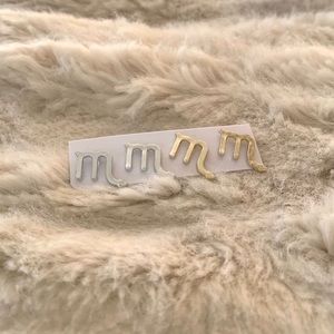 Scorpio star sign earrings